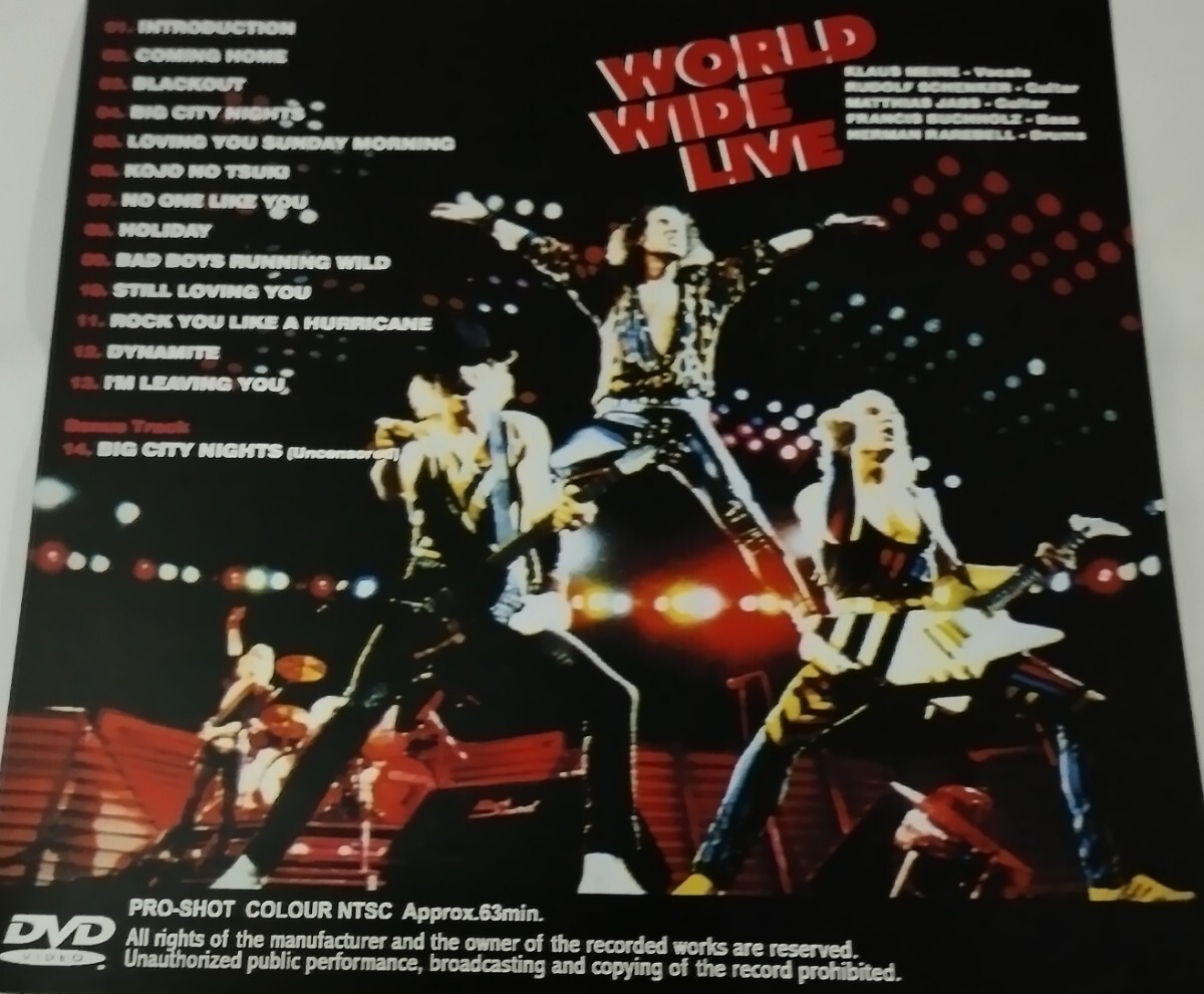 スコーピオンズ 1984年 SDB 特典付 Scorpions Live At Costa Mesa,USA_画像4
