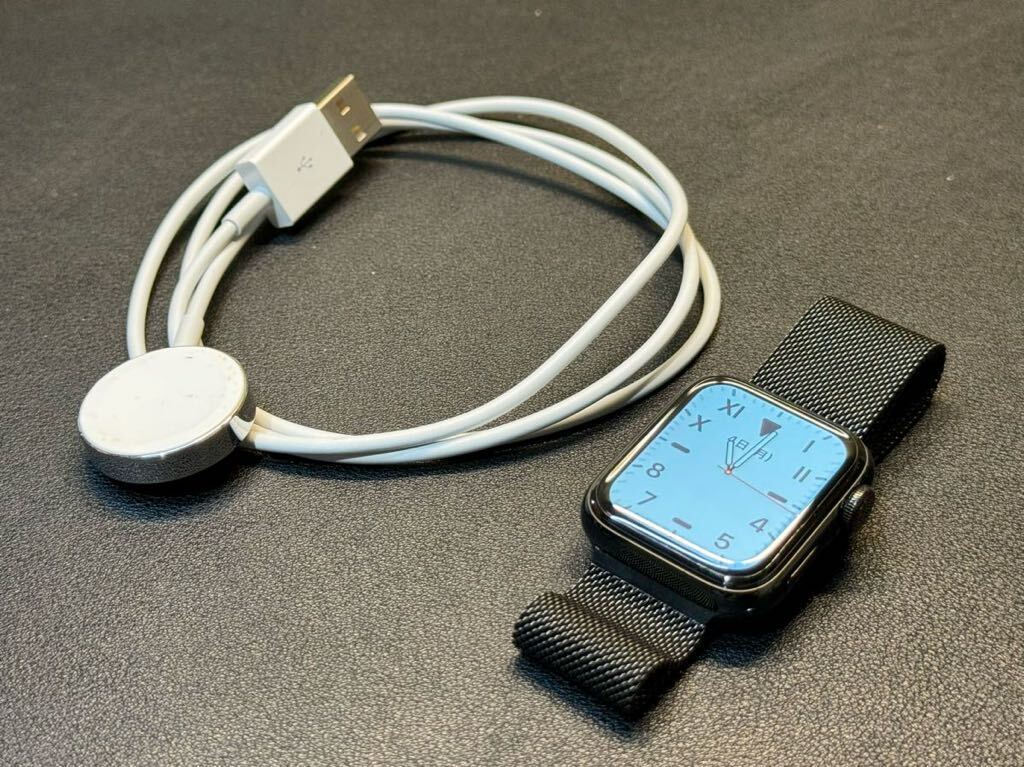即決 オススメ Apple watch Series5 40mm ブラックステンレス 即決 オススメ Apple watch Series5 40mm ブラックステンレス