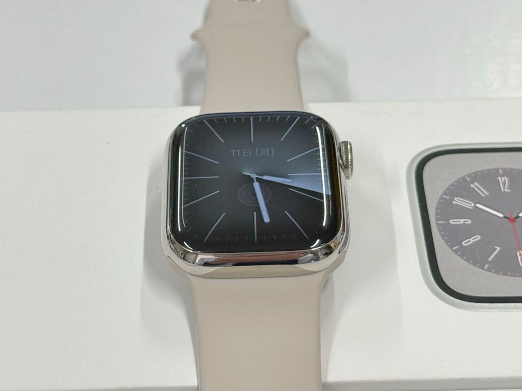 即決 バッテリー98% 美品 Series8 Apple Watch 41mm シルバー 即決 バッテリー98% 美品 Series8 Apple Watch 41mm シルバー