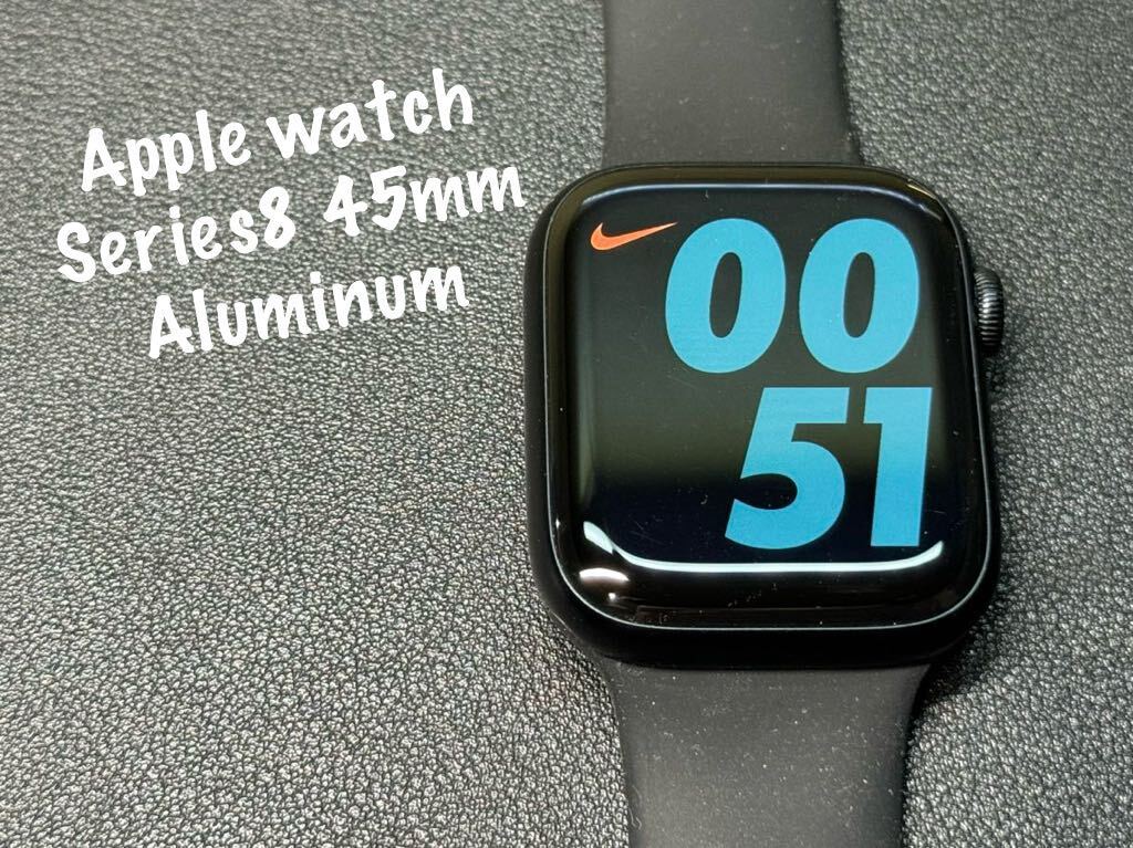 ☆即決 Apple Watch series8 45mm ミッドナイトアルミニウム アップルウォッチ GPSモデル シリーズ8 551