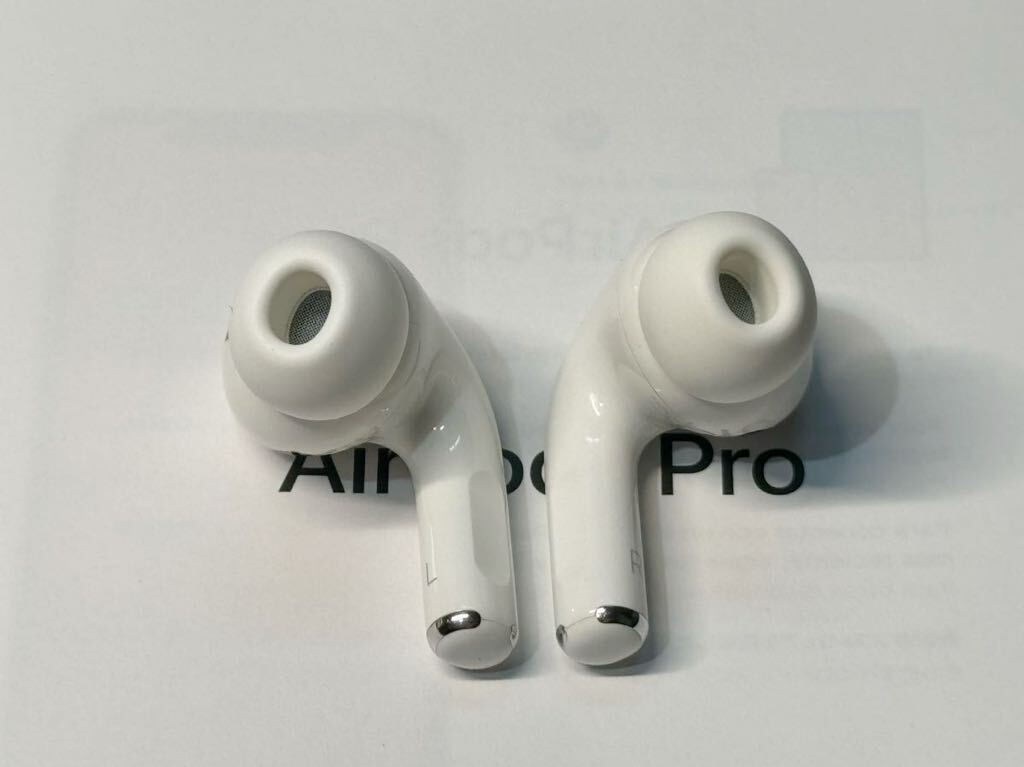 即決 美品 Apple AirPods Pro 第1世代 Bluetooth ワイヤレス イヤホン エアポッズ アップル 正規品 592の画像8