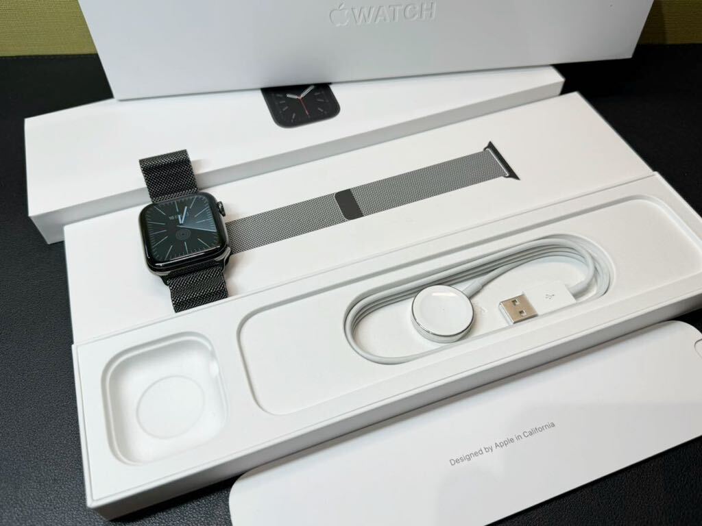 即決 美品 Apple watch Series6 44mm グラファイトステンレス 即決 美品 Apple watch Series6 44mm グラファイトステンレス