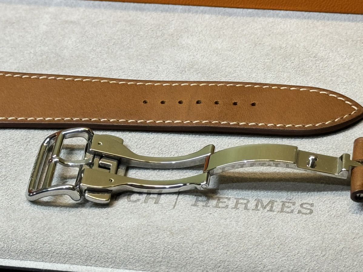 ☆即決 美品 Apple Watch HERMES 45mm 44mm フォーヴ ディプロイアントバックル エルメス アップルウォッチ Dバックル 423_画像6