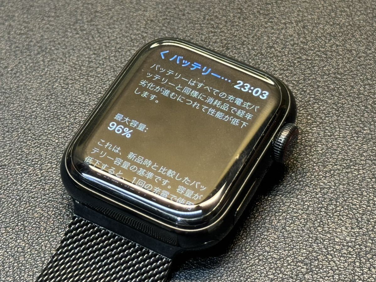 即決 オススメ Apple watch Series5 40mm ブラックステンレス 即決 オススメ Apple watch Series5 40mm ブラックステンレス