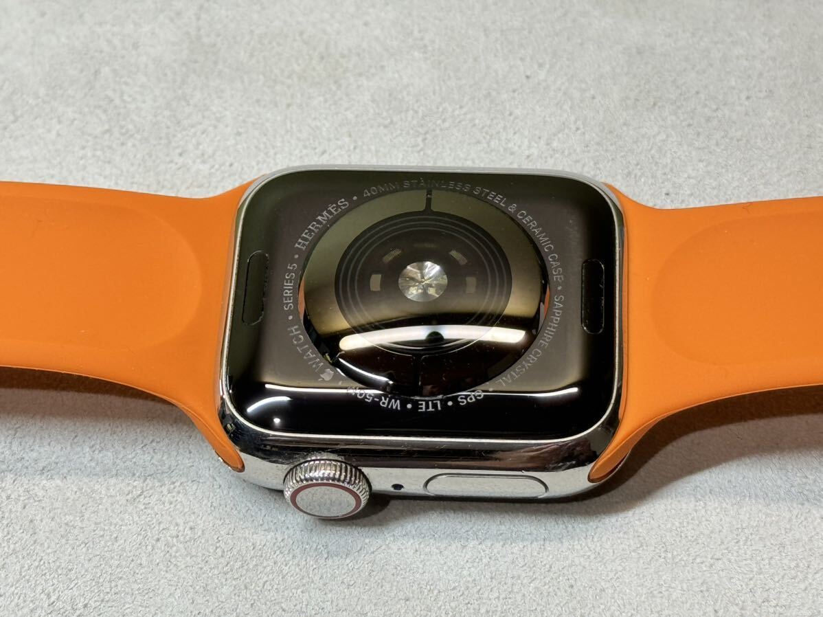 ☆即決 美品 Apple watch エルメス シリーズ5 アップルウォッチ HERMES Series5 40mm ステンレス GPS+Cellular 559_画像7