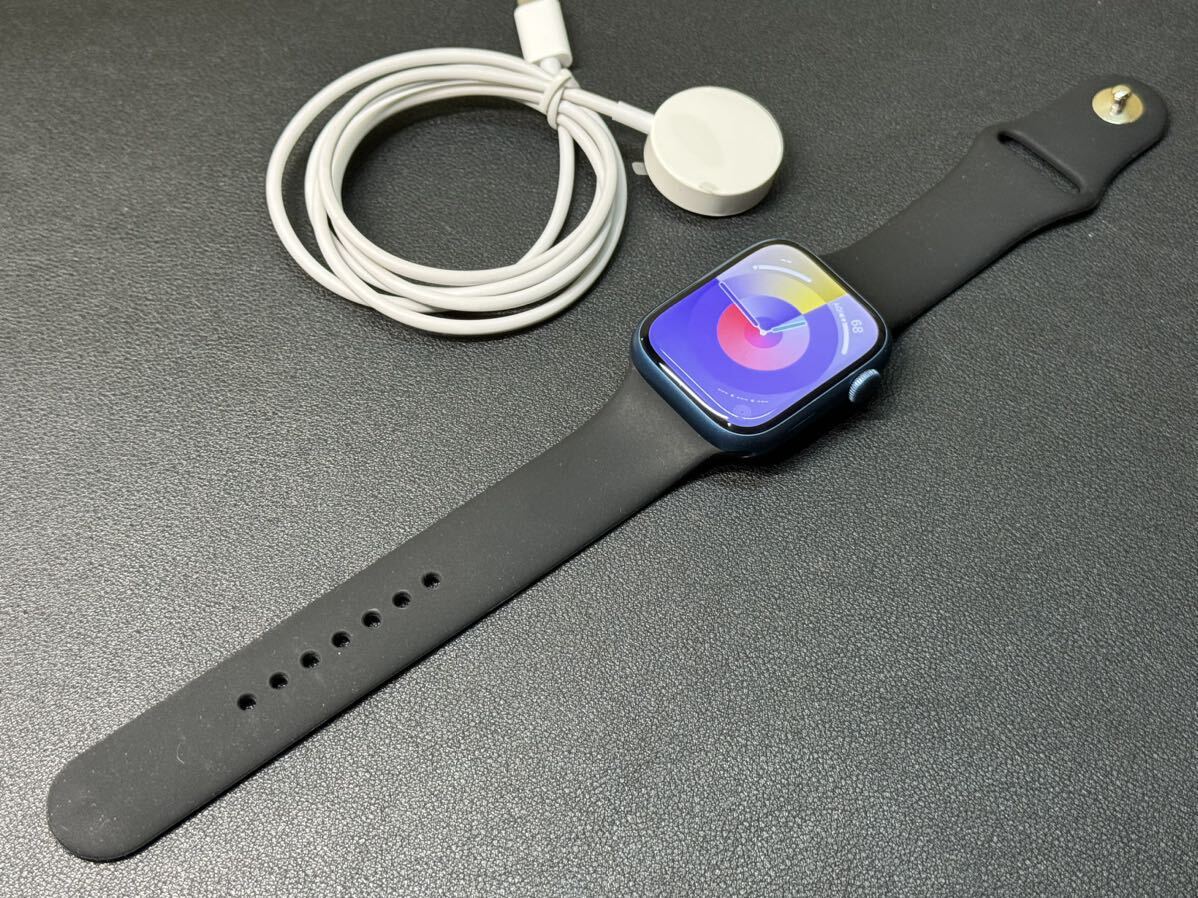 ☆即決 Apple Watch series7 45mm 青 ブルーアルミニウム アップルウォッチ GPSモデル シリーズ7 550_画像2