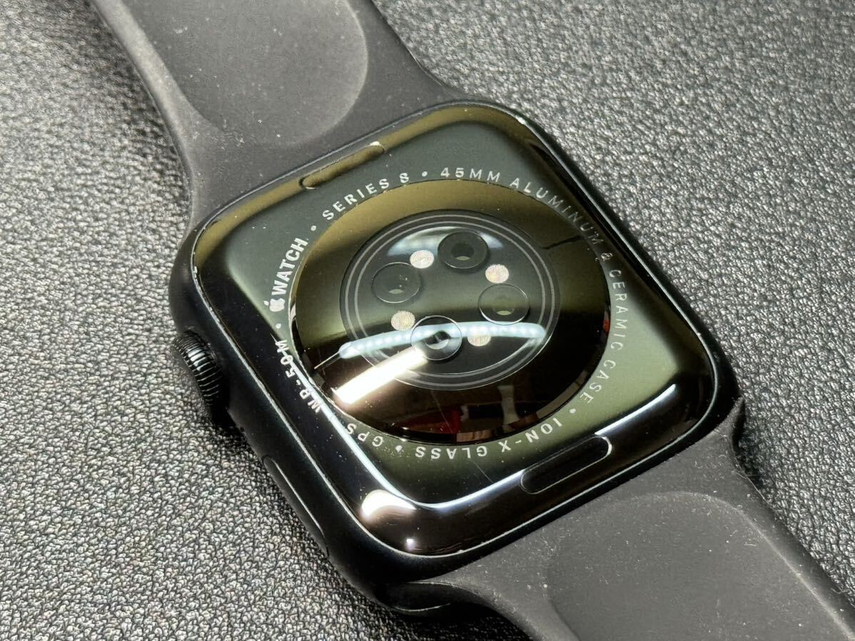 ☆即決 Apple Watch series8 45mm ミッドナイトアルミニウム アップルウォッチ GPSモデル シリーズ8 551