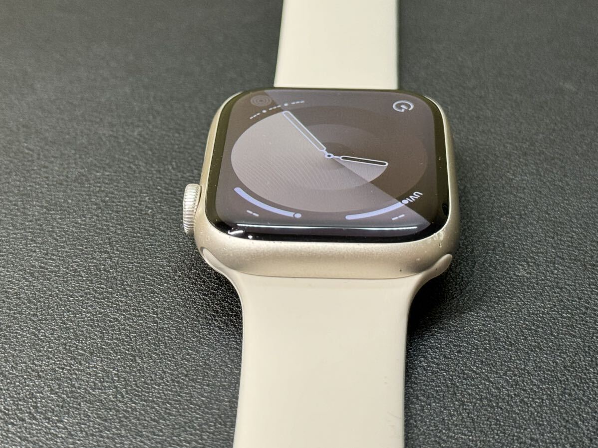 ☆即決 バッテリー100% Apple Watch series8 45mm スターライトアルミニウム アップルウォッチ GPSモデル シリーズ8 549