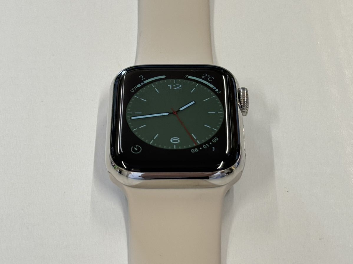 即決 Apple watch Series5 40mm シルバーステンレス GPS+ 即決 Apple watch Series5 40mm シルバーステンレス GPS+