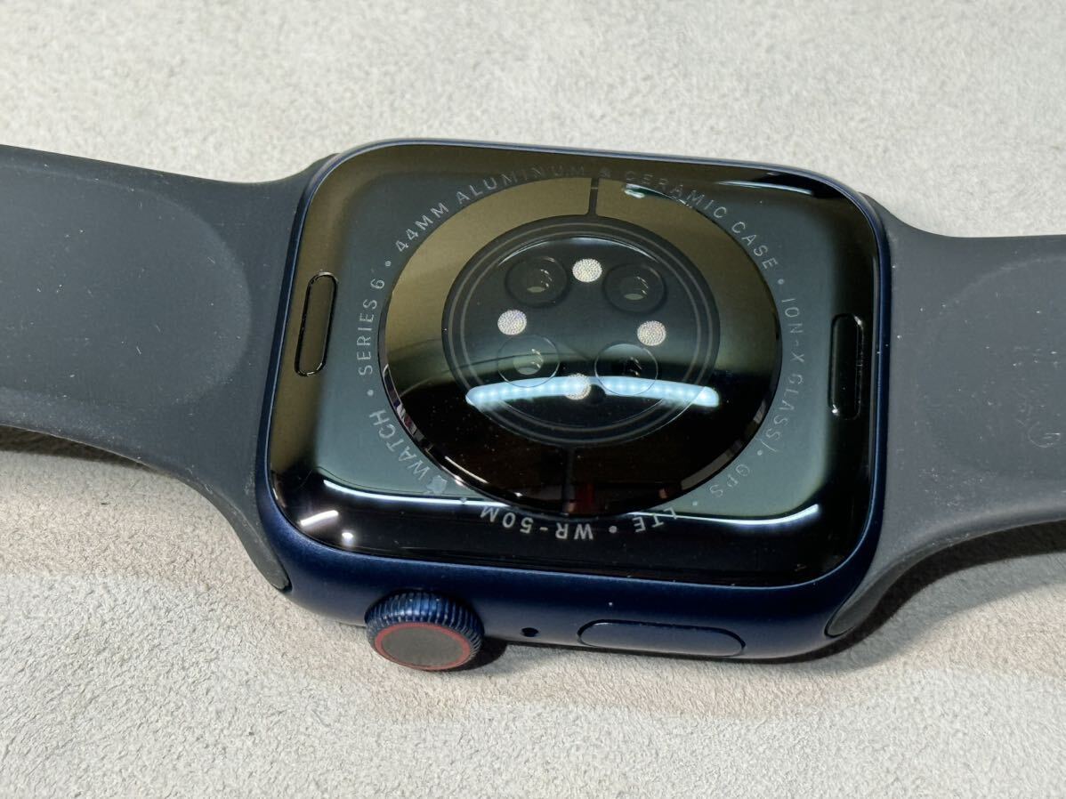 ☆即決 Apple Watch series6 44mm 青 ブルーアルミニウム アップルウォッチ GPS+Cellularモデル シリーズ6 585