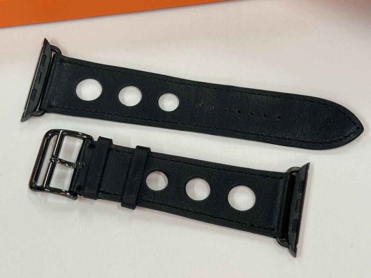 即決 希少 Apple Watch Hermes 45mm 44mm 黒 ブラック シンプル 即決 希少 Apple Watch Hermes 45mm 44mm 黒 ブラック シンプル