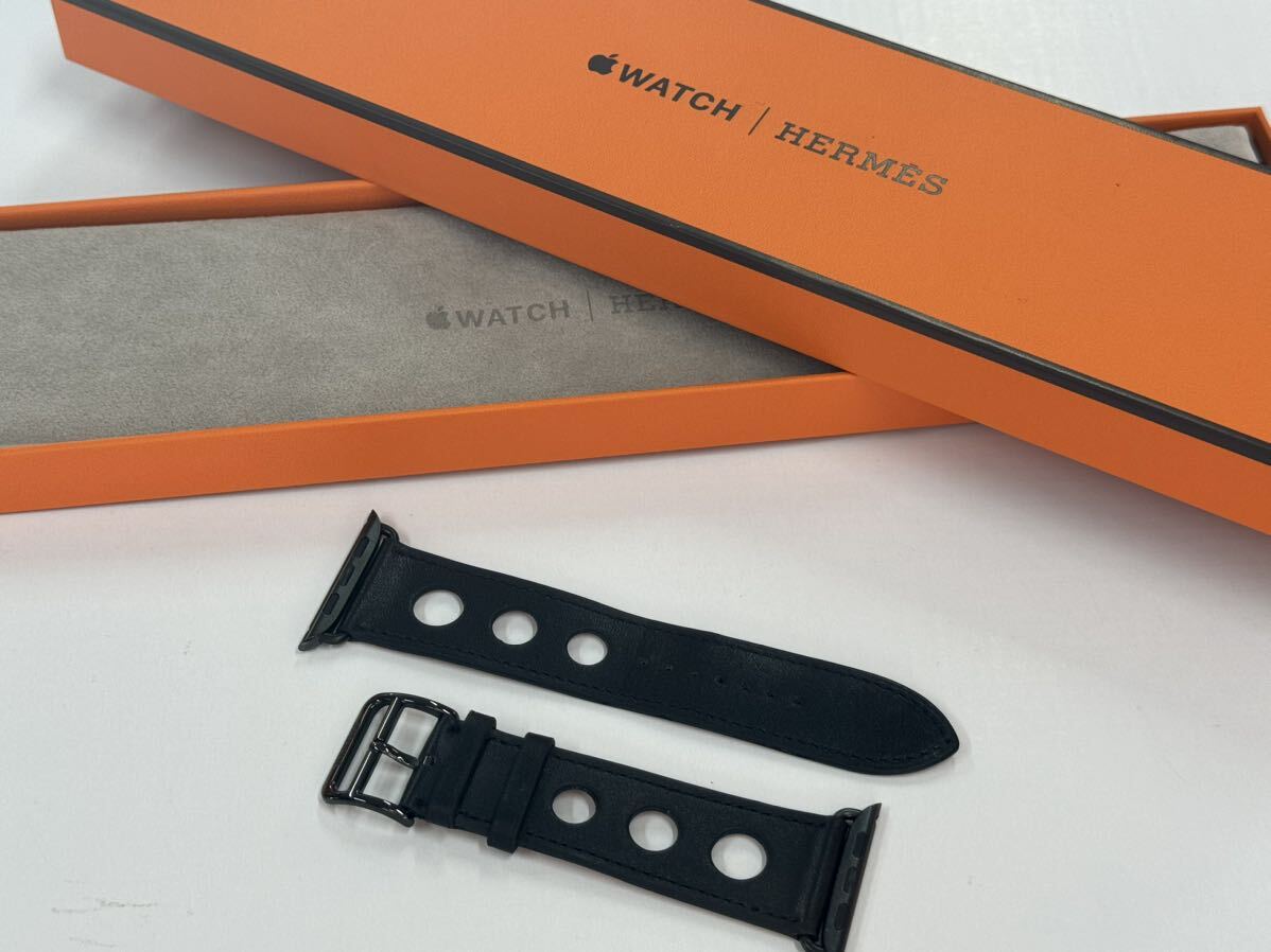即決 希少 Apple Watch Hermes 45mm 44mm 黒 ブラック シンプル 即決 希少 Apple Watch Hermes 45mm 44mm 黒 ブラック シンプル