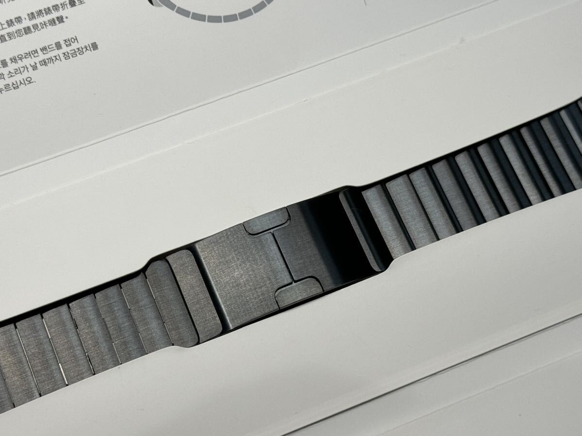 9452円 ☆即決 美品 純正 Apple watch リンクブレスレット 9452円 ☆即決 美品 純正 Apple watch リンクブレスレット