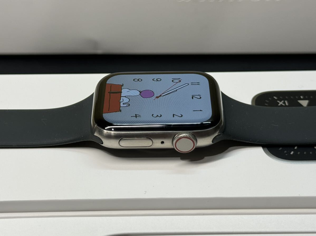 ☆即決 Apple Watch series5 Edition シルバーチタニウム Titanium 44mm アップルウォッチ GPS+Cellular エディション チタン 653_画像4