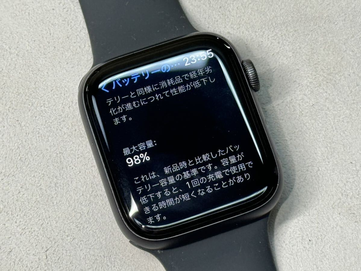 ☆即決 美品 おすすめ スペースグレイアルミニウム Apple watch Series4 GPS+Cellular 44mm アップルウォッチ 610_画像8