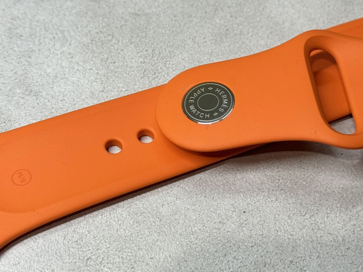 即決 エルメス純正オレンジバンド Apple watch シリーズ5 即決 エルメス純正オレンジバンド Apple watch シリーズ5