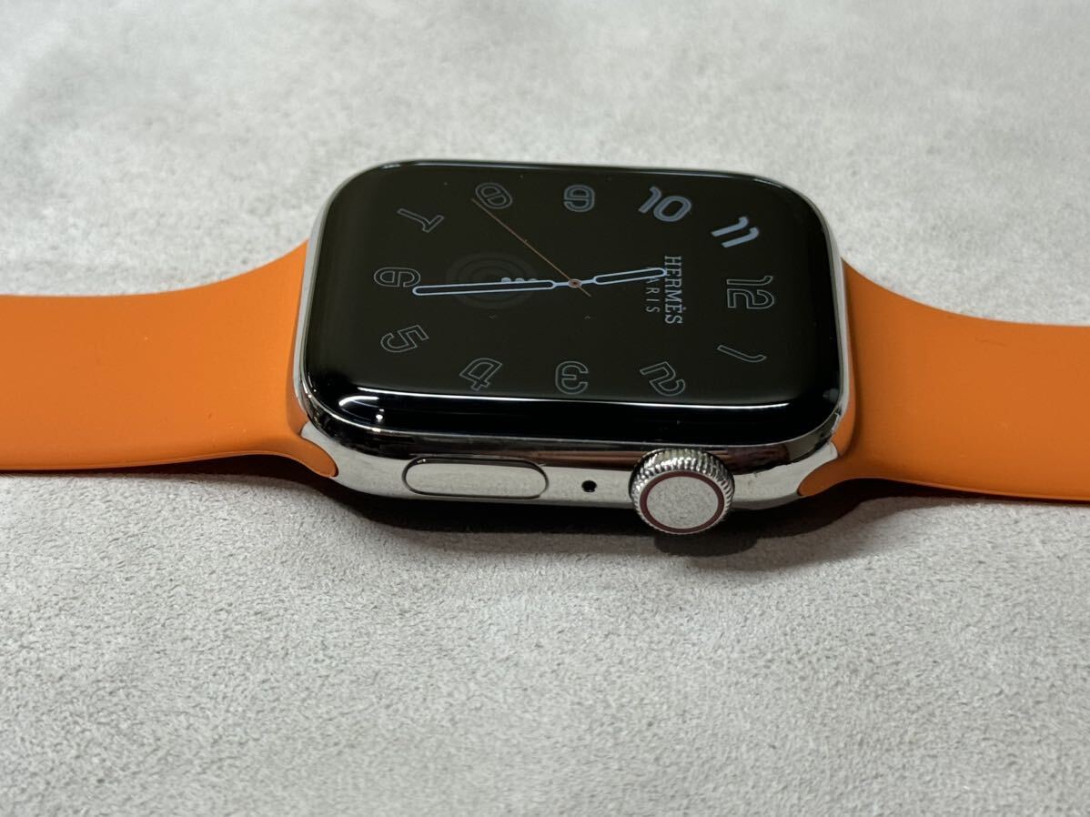 ☆即決 美品 Apple watch エルメス シリーズ4 アップルウォッチ HERMES Series4 44mm ステンレス GPS+Cellularモデル 659_画像4