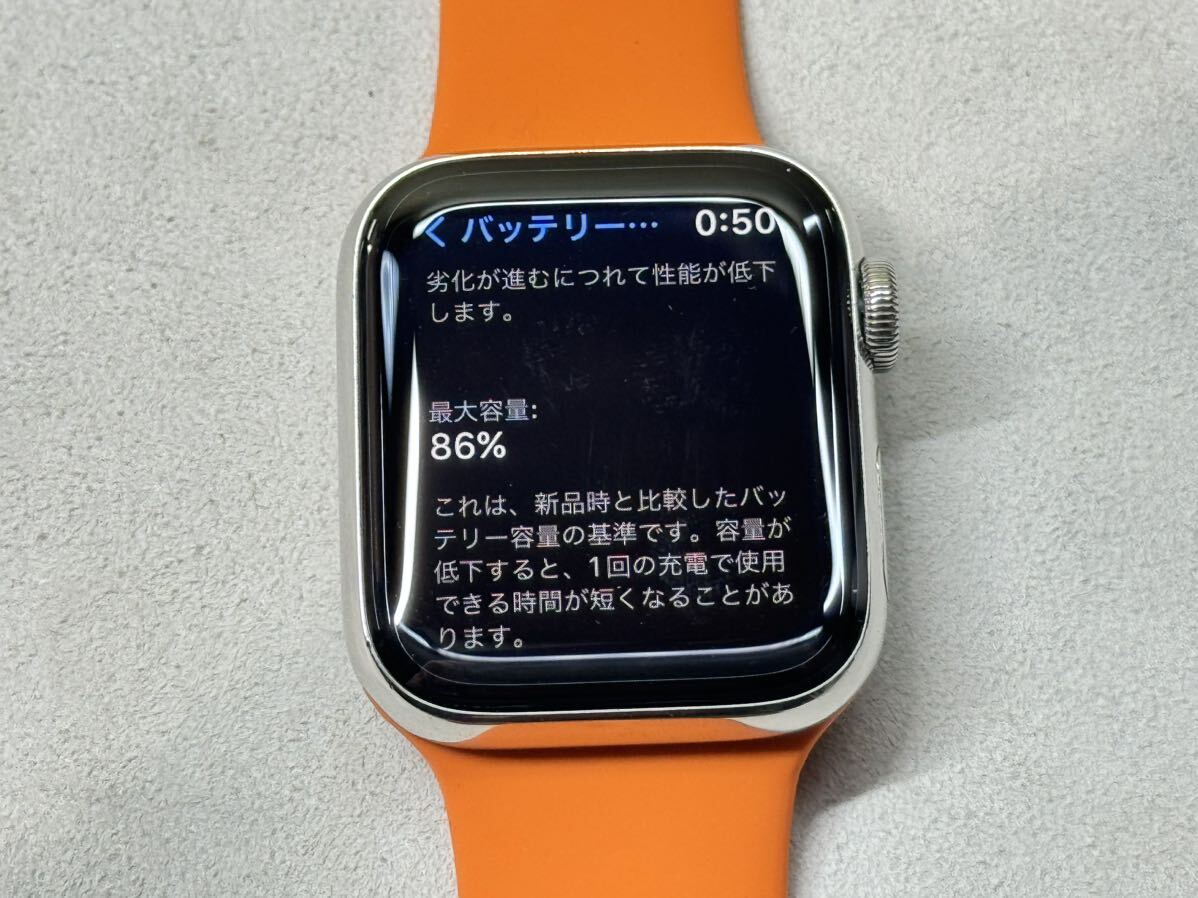 ☆即決 Apple watch エルメス シリーズ4 アップルウォッチ HERMES Series4 40mm ステンレス GPS+Cellularモデル 660_画像8