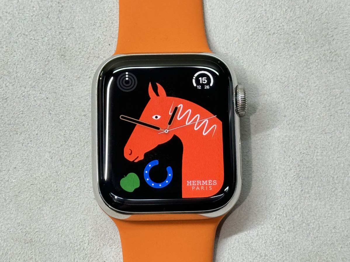 ☆即決 Apple watch エルメス シリーズ4 アップルウォッチ HERMES Series4 40mm ステンレス GPS+Cellularモデル 660_画像1