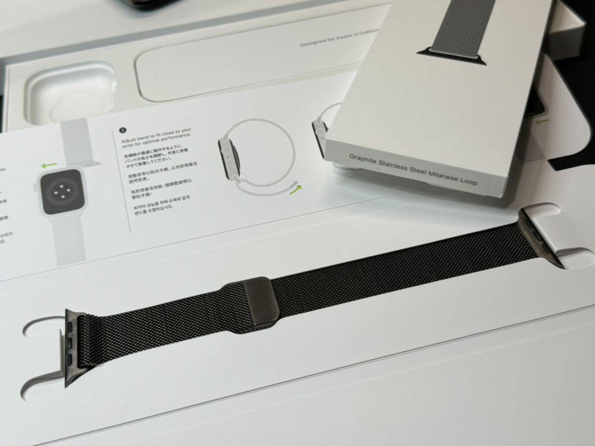 即決 美品 Apple watch Series6 44mm グラファイトステンレス 即決 美品 Apple watch Series6 44mm グラファイトステンレス
