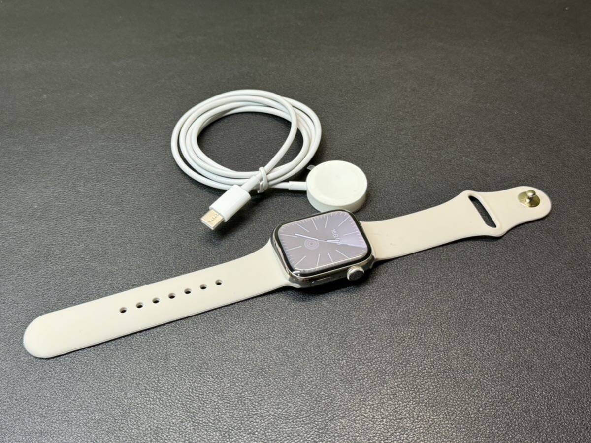 即決 美品 初めての方にもオススメ Apple Watch series7 41mm シルバー