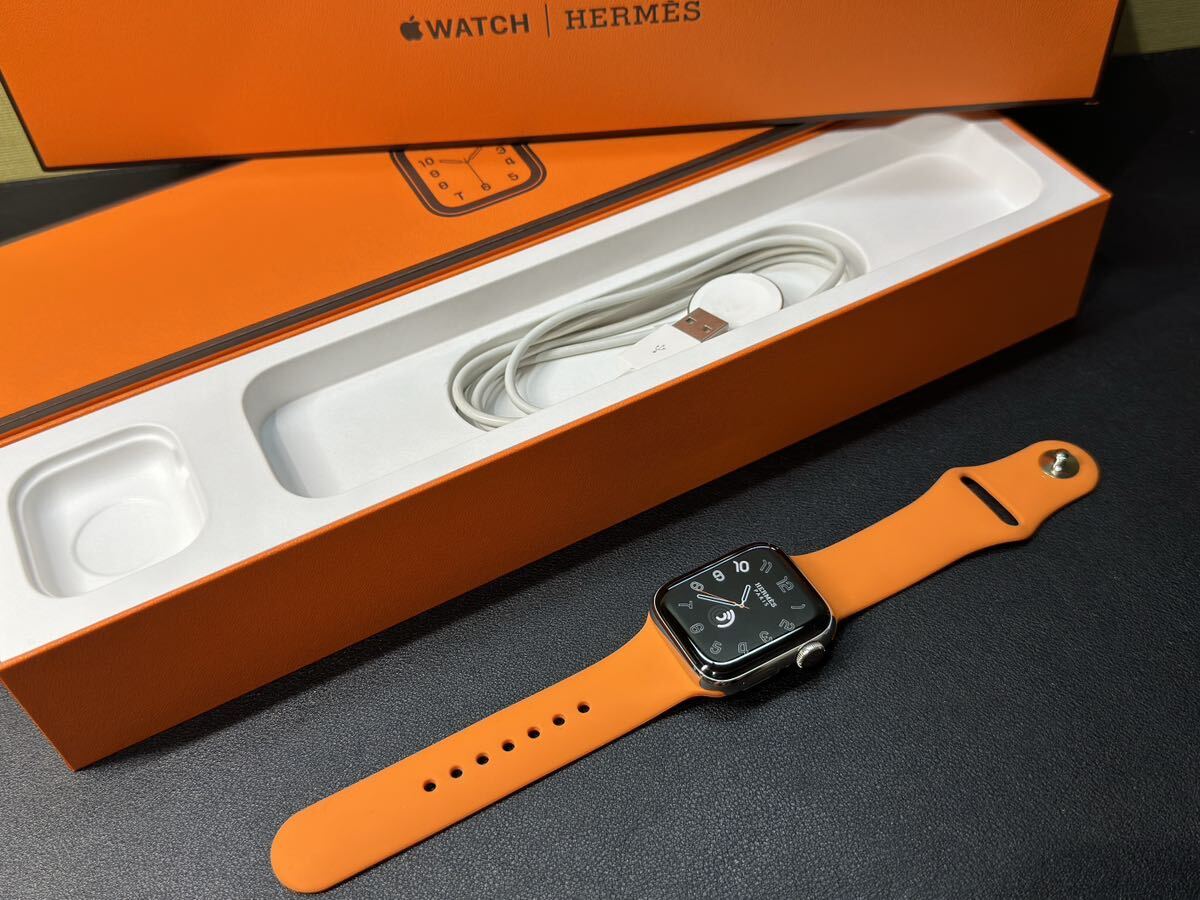 ☆即決 Apple Watch series6 HERMES 40mm アップルウォッチ エルメス GPS+Cellular ステンレス シリーズ6 574_画像2