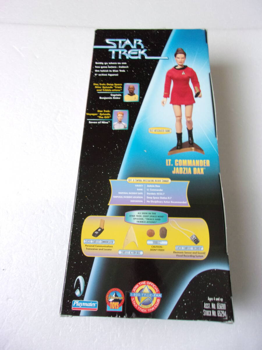 PLAYMATES SERIES 4 / WARP FACTOR LT COMMANDER JADZIA DAX ジャッジア・ダックス 未開封品/ スタートレック 女性 可動フィギュア　_画像6