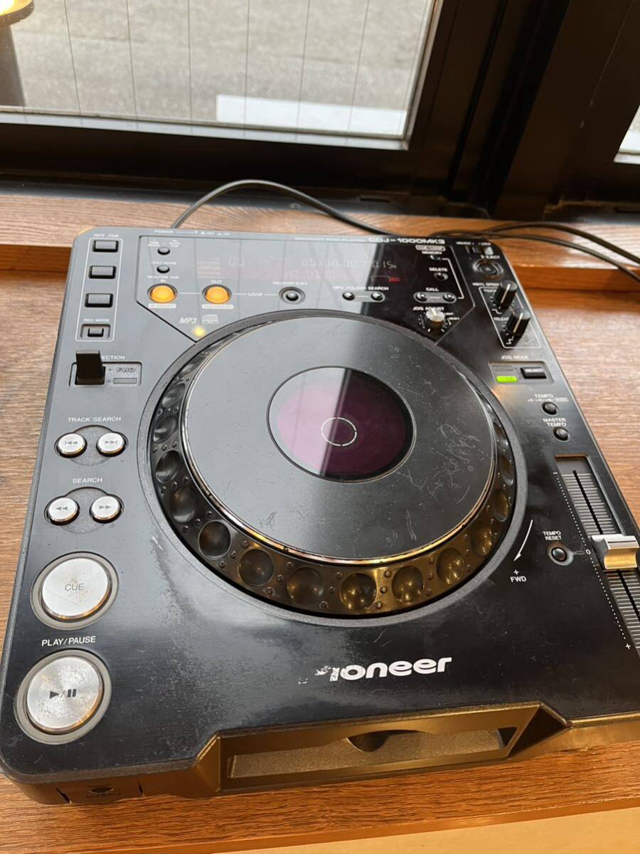 Pioneer パイオニア DJ ターンテーブル CDJ 1000mk3 2006年製DJ用CDプレーヤー DJ機材 _画像2