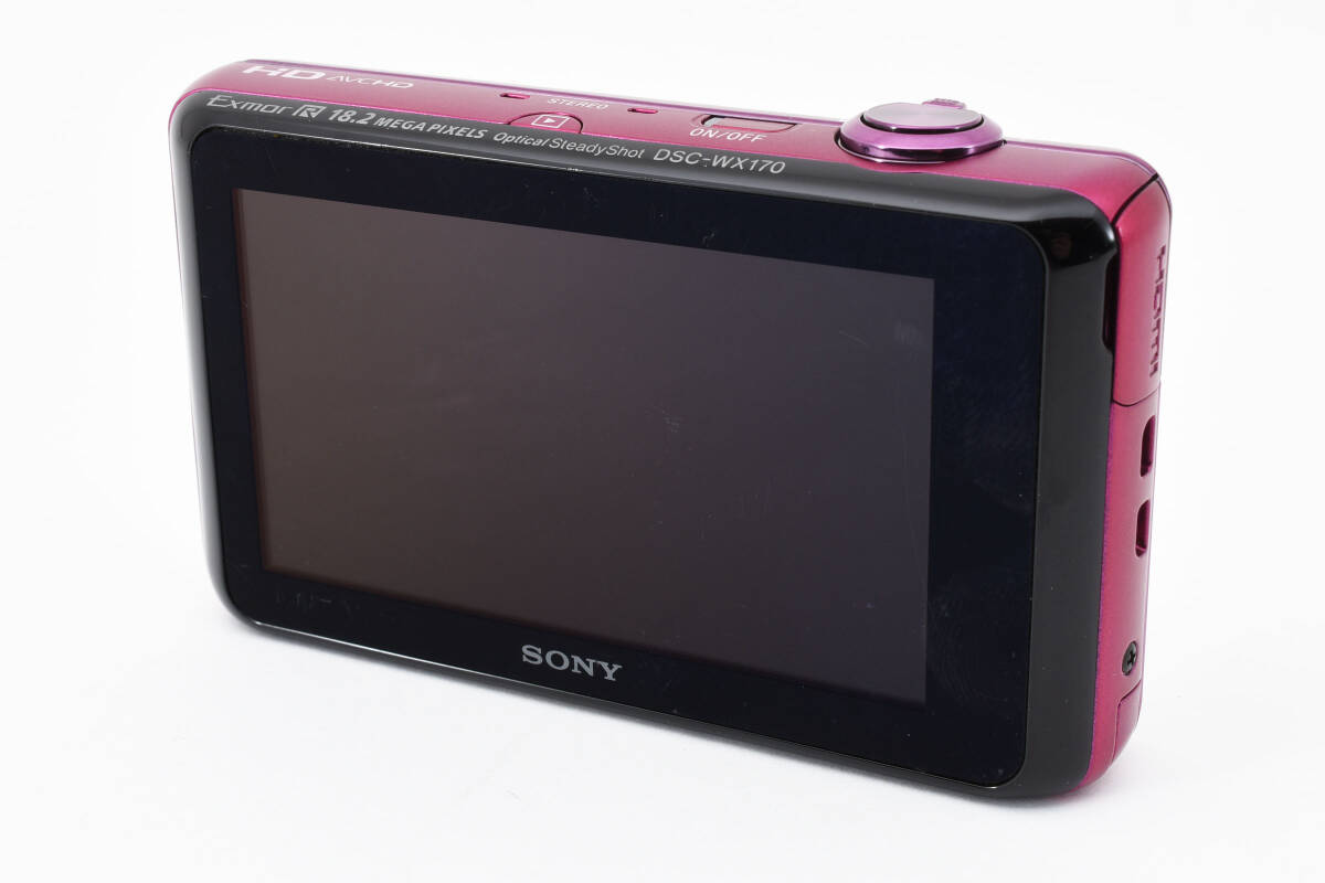 極美品 SONY Cyber-shot DSC-WX170 ピンク ★カビクモリなし ソニー サイバーショット_画像4