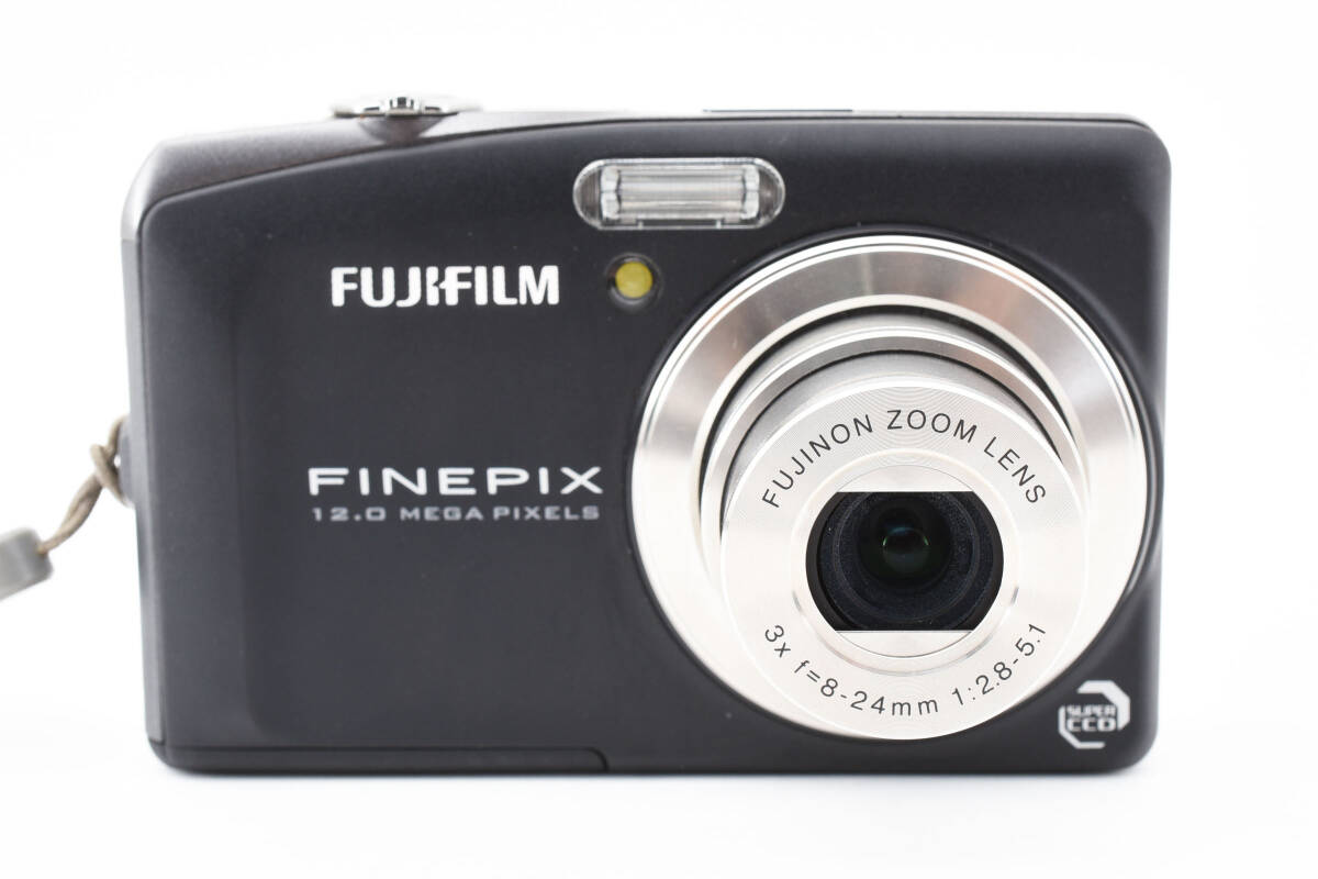 極美品 FUJIFILM FinePix F60fd ブラック コンパクトデジタルカメラ フジフィルム ファインピクス_画像3