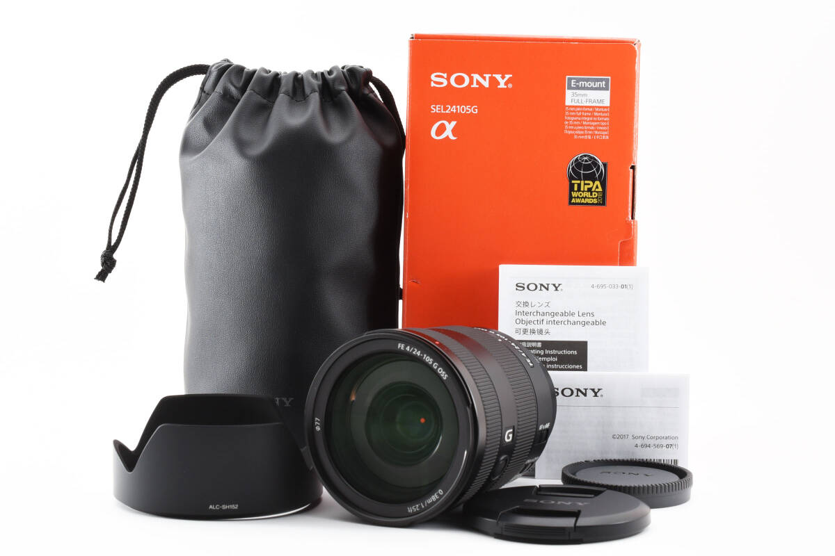 新品未使用 SONY FE 24-105mm F4 G OSS SEL24105G 元箱・付属品 ソニー A132_画像1