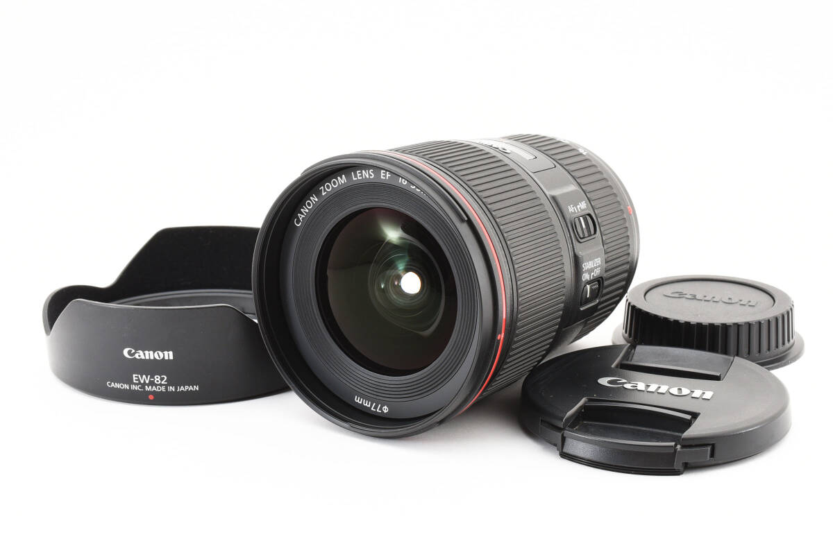 ◆新品級◆ Canon EF16-35mm 4L IS USM 超広角ズームレンズ ★専門店にて動作確認済み・カビクモリなし キヤノンキヤノン_画像1
