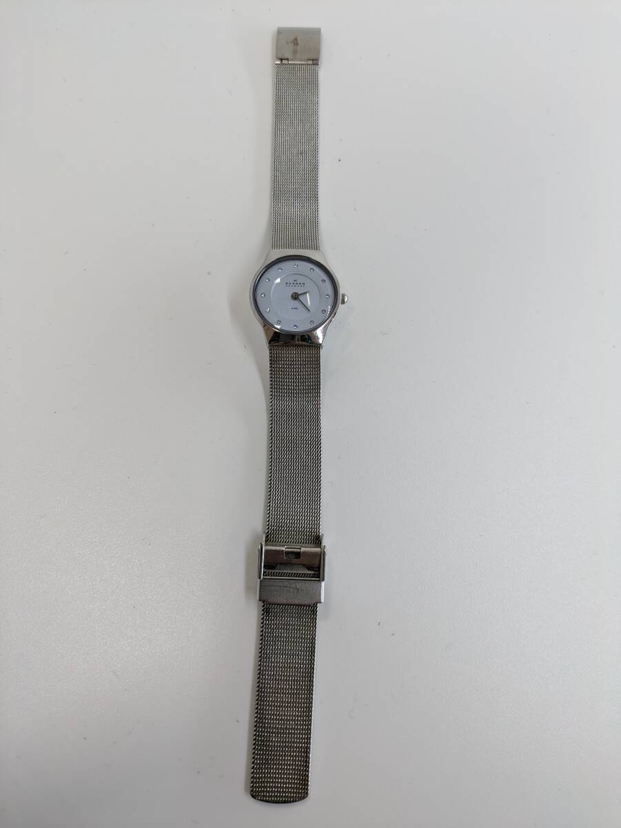 SKAGEN スカーゲン 腕時計 233XSSZI クオーツ アナログ ラウンド シルバー _画像2