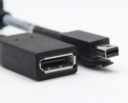 2個セットHP純正 703216-001 ケーブル Mini DisplayPort から DisplayPort変換アダプター MiNi DP オス to DisplayPortメス Mini Dp Tp DP _画像3