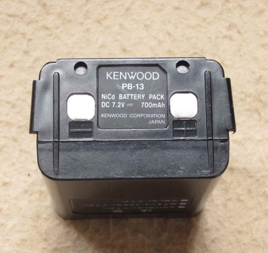 KENWOOD 充電池(PB-13)　大容量(2.5Ah) 再生品(リチウム電池) TH-K47,TH-K48,TH-78等用 _画像2