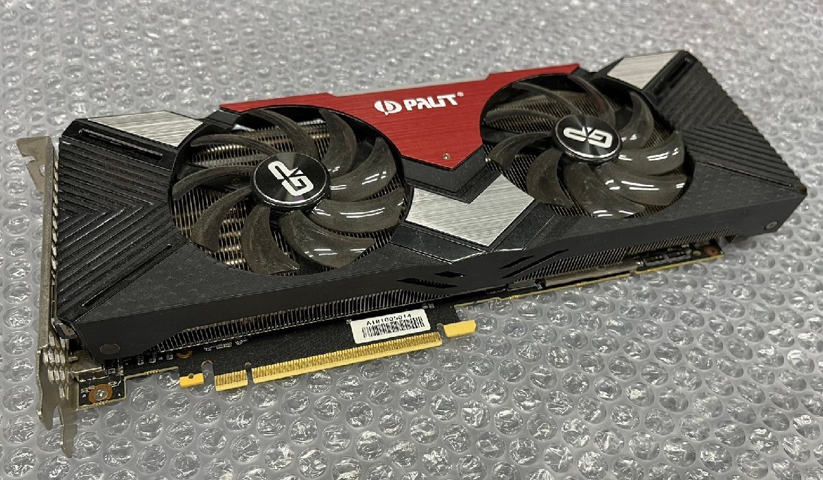 ジャンク Palit NVIDIA GEFORCE RTX 2070 グラフィックボード 8GB DDR6 256Bit DP×3 USB-C×1 HDMI×1 14ピン補充電源 動作未確認の画像1