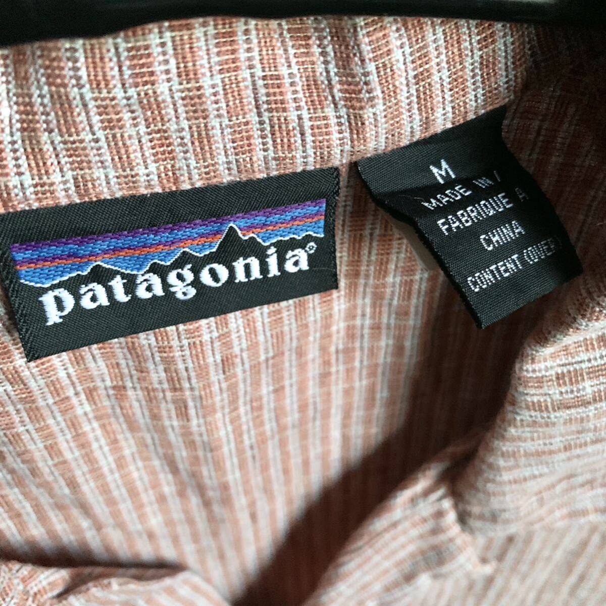 Patagonia 90s ヘンプ オープンカラーシャツ パタゴニア リネン open collar shirts 半袖 開襟シャツ の画像5