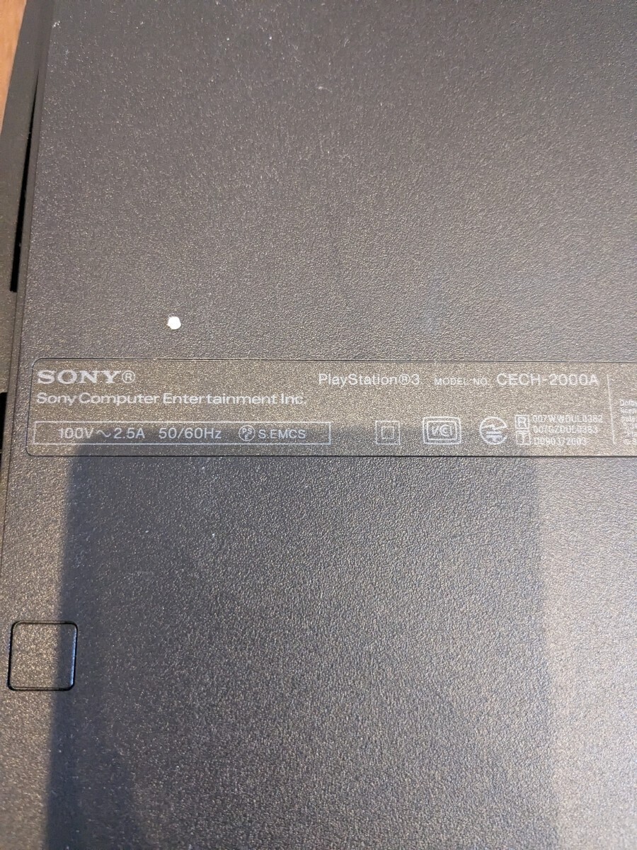 SONY ソニー CECH-2000A　プレステ3　プレイステーション3 PlayStation3 ジャンク品　おまけ付_画像2