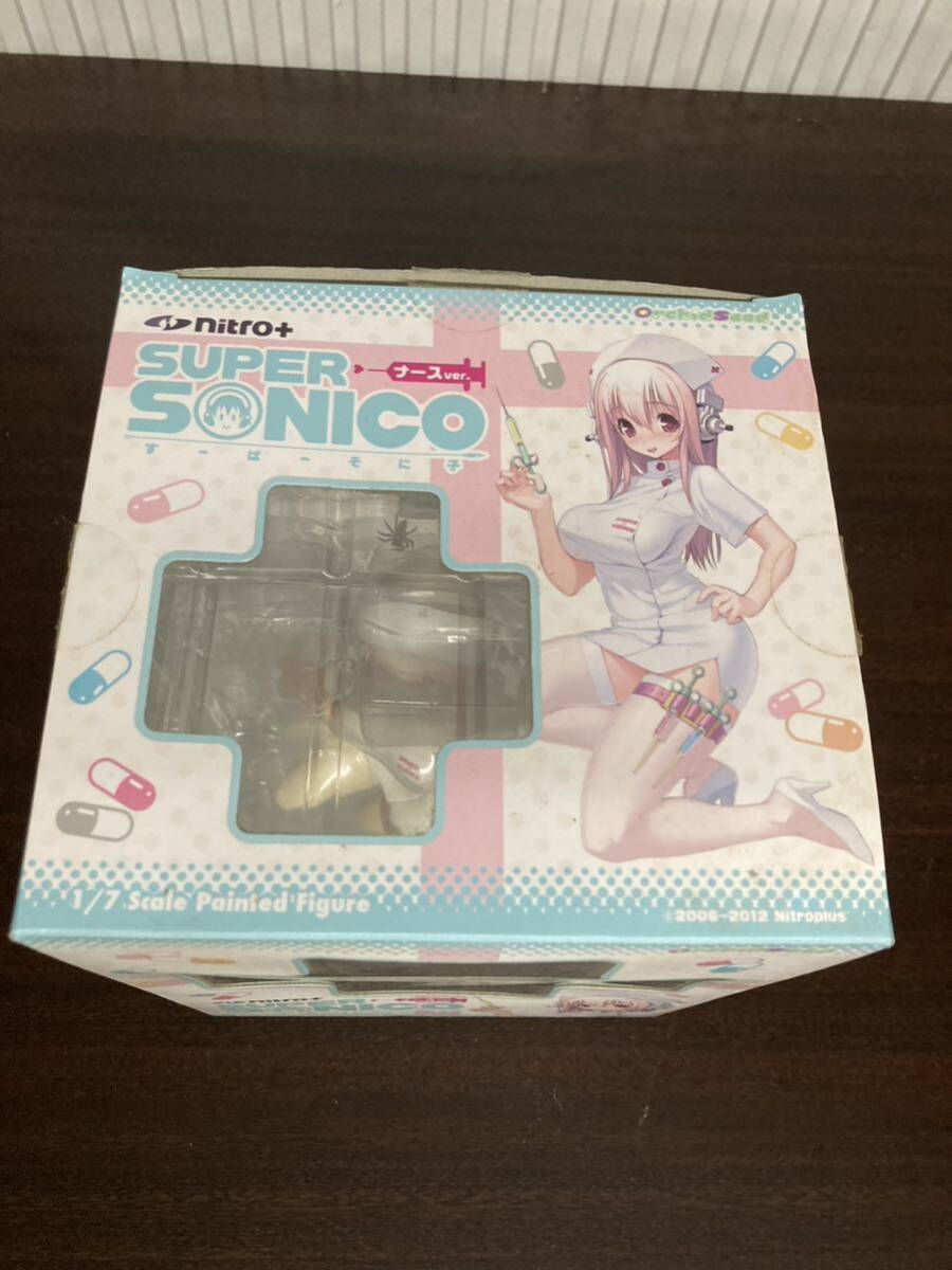 * нераспечатанный ni Toro плюс NITRO SUPER SONIC Super Sonico медсестра ver 1/7 конечный продукт фигурка o- Kid si-do