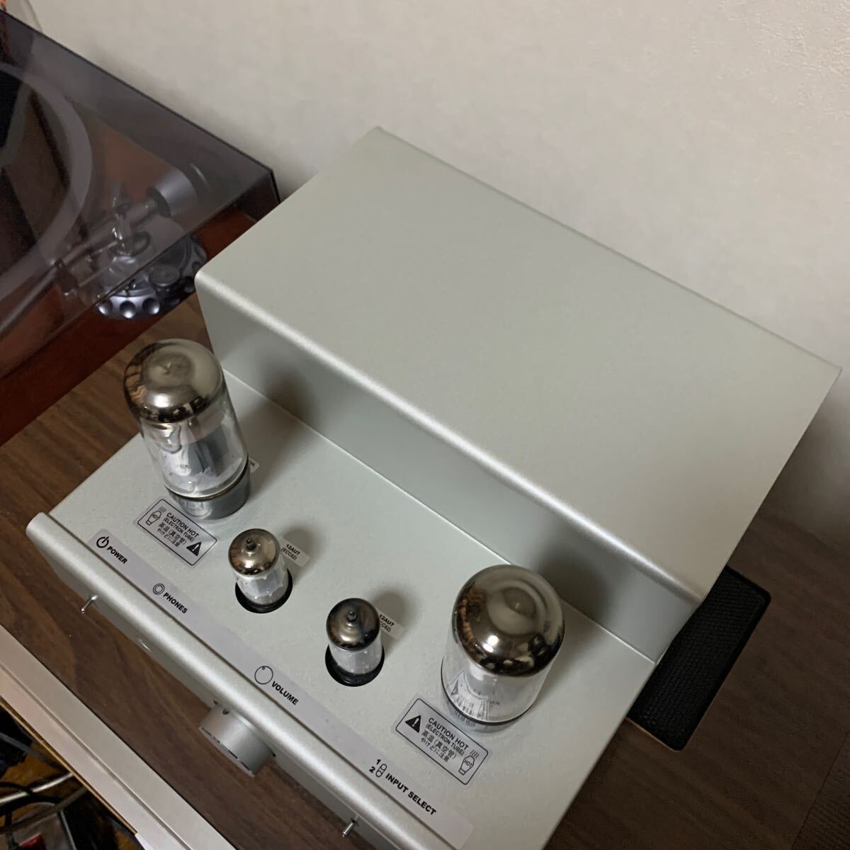 エレキット TU8200／ルンダール社の出力トランスLL2777Bに換装！／6L6GCシングルアンプ／Telefunken ECC82ダイヤ／出力管の予備2セット付！_画像3