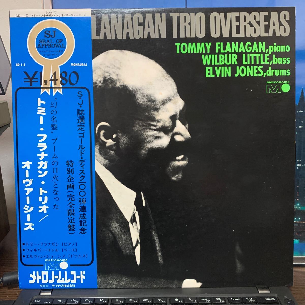 ピアノトリオ超絶名盤！ トミー・フラナガンTommy Flanagan／Overseas／帯付き／録音優秀！_画像1