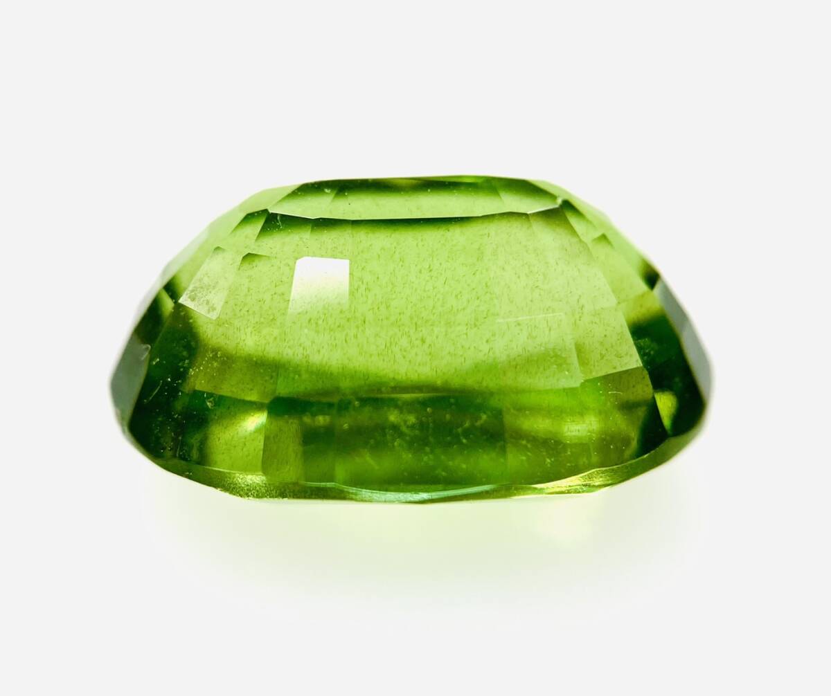 天然 ペリドット 10.183ct 大粒 ルース 裸石 宝石 色石 ジュエリー jewelry peridot 良品 ソーティング付き 日宝協_画像3