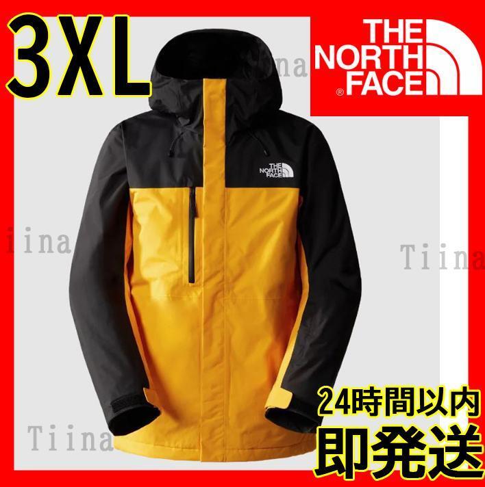 3XL 新品 アメリカ ノースフェイス ジャケット オレンジ イエロー SUMMIT GOLD 限定 USA THE NORTH FACE スキー 登山 マウンテン