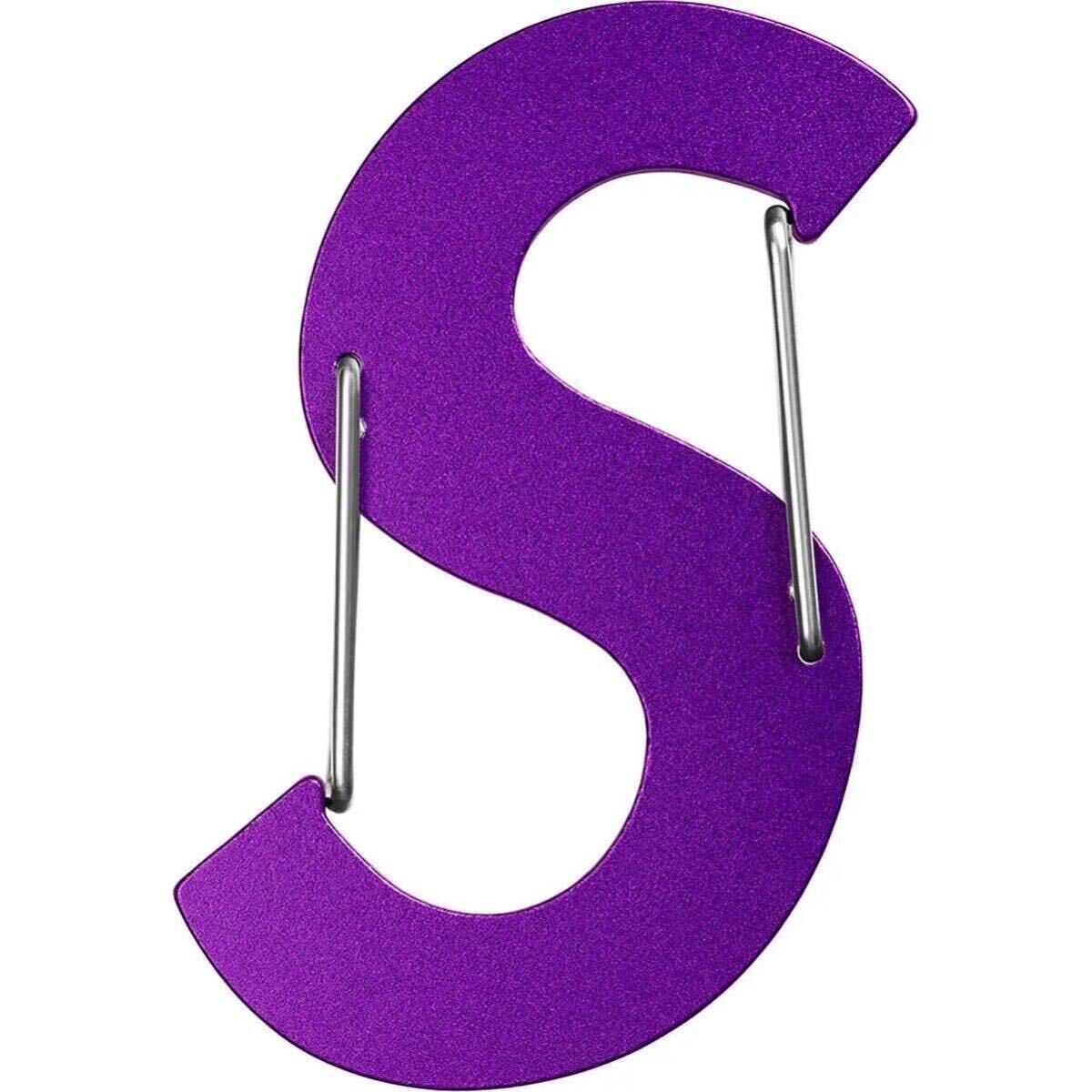 未使用】Supreme 21FW Week13 Nite Ize S Logo Keychain Purple 未使用】Supreme 21FW Week13 Nite Ize S Logo Keychain Purple