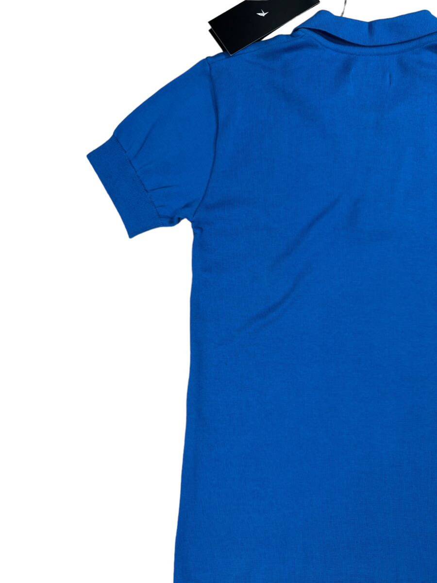 【新品タグ付】ウノピュウノウグァーレトレ1piu1uguale3 スキッパーニット半袖ポロシャツ[MRK093-COT171](ブルー/サイズ4)_画像7