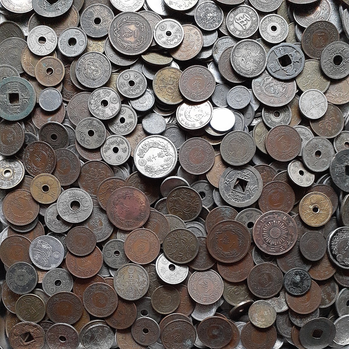Yahoo!オークション - 日本のコインまとめて2kg以上 日本古銭大量雑銭
