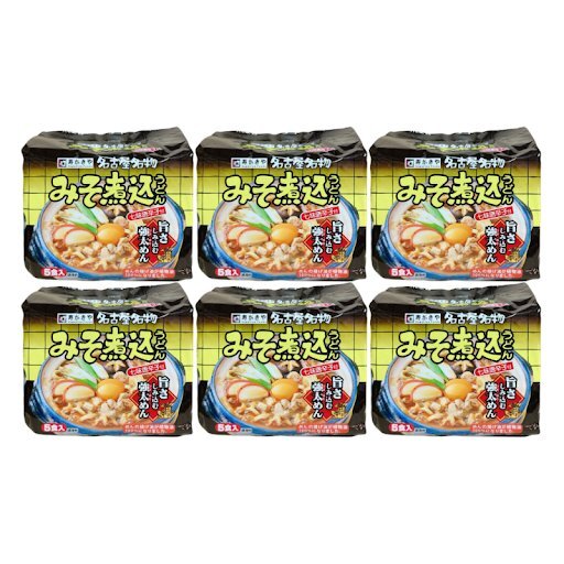 スガキヤ 味噌煮込みうどん 5食入 6個セット 寿がきや みそ煮込うどん_画像1