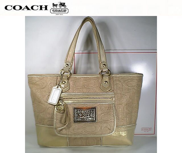 ★美品！☆レア！★ＣＯＡＣＨ　コーチ★ポピーストロー トートバッグ■チャーム＆Ｐｏｐｐｙ円形メタルリング×２＆ストラップ付■本物■_画像1