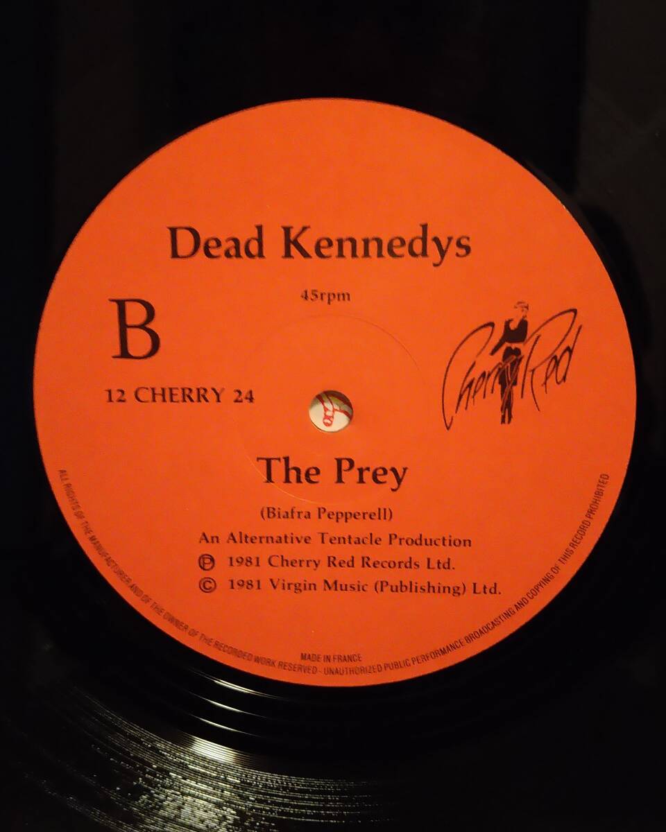デッドケネディーズ DEAD KENNEDYS Cherry Red 12CHERRY24 Too Drunk to fuck LP レコード_画像5