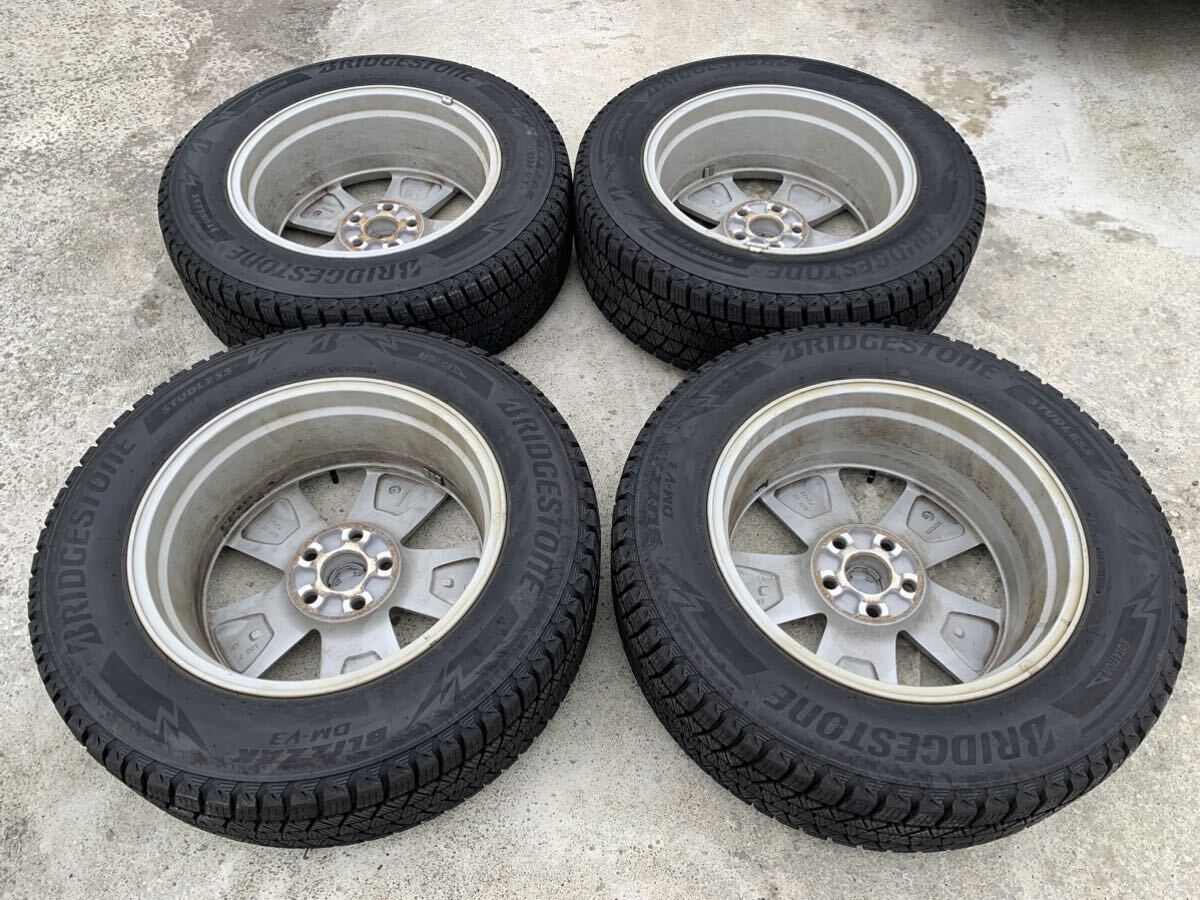 【格安売切】トヨタ純正AW☆ハリアー・RAV4等☆17インチ☆7J☆off+39☆PCD114.3☆5H&BRIDGESTONE BLIZZAK DM-V3☆225/65R17☆2020年製造_画像10